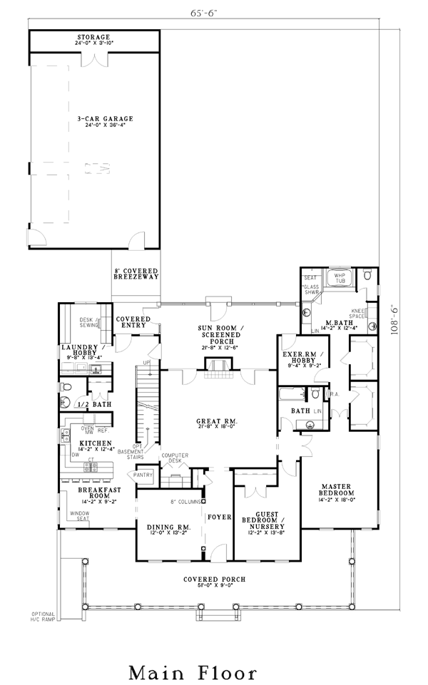 Colonial Level One of Plan 61233