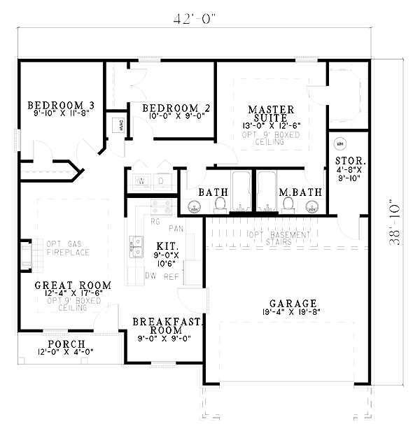 Traditional Level One of Plan 61238