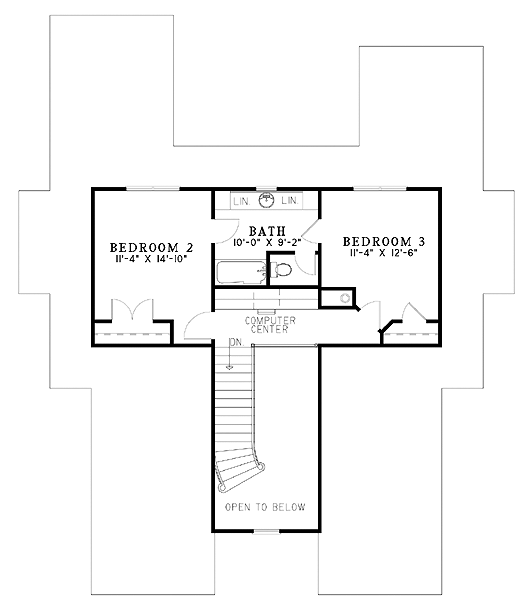 Contemporary Level Two of Plan 61242