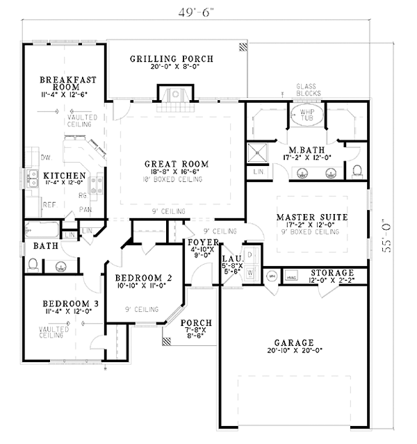 European Traditional Level One of Plan 61244