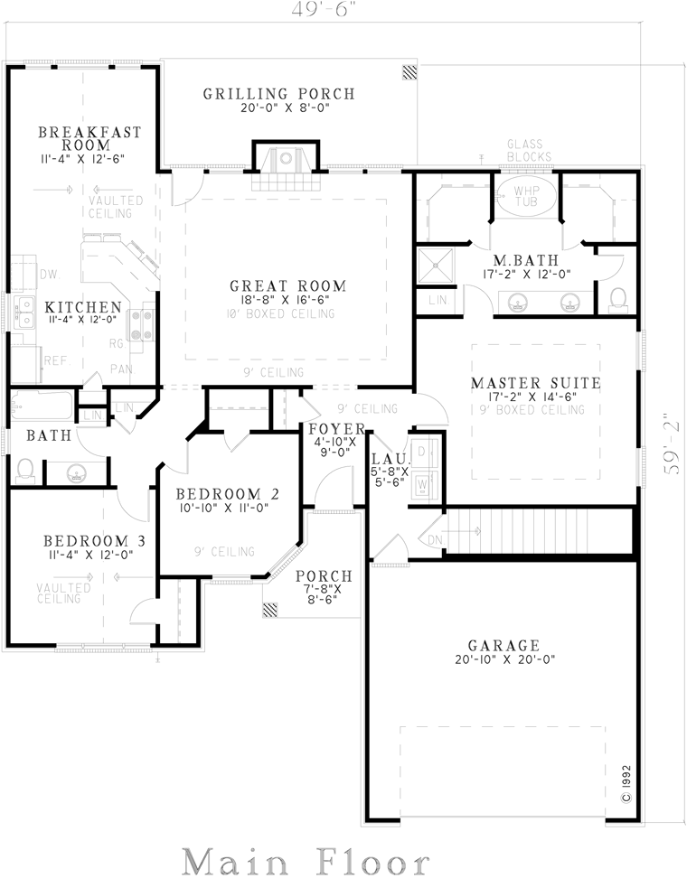 European Traditional Alternate Level One of Plan 61244