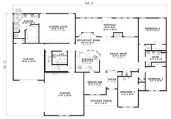 Traditional Level One of Plan 61261