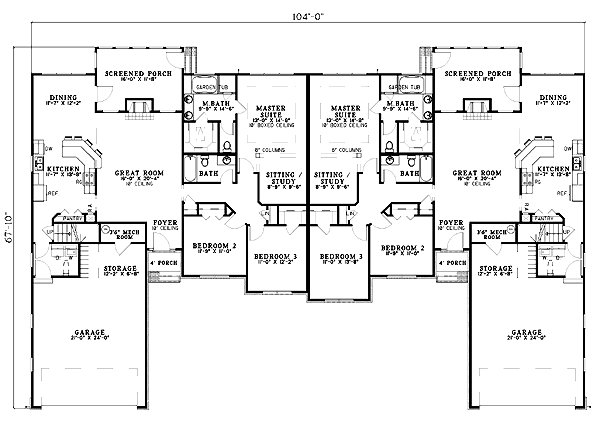 Traditional Level One of Plan 61278