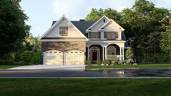 House Plan 61293 Elevation