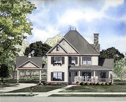 House Plan 61299 Elevation