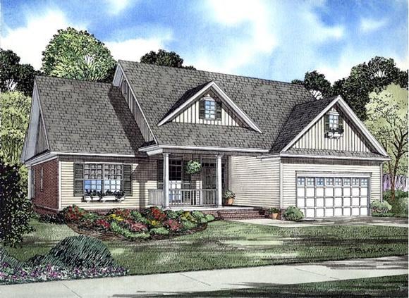 House Plan 61320 Elevation