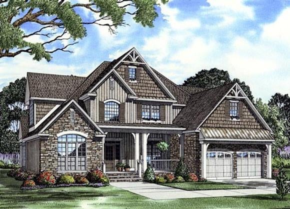 House Plan 61325 Elevation