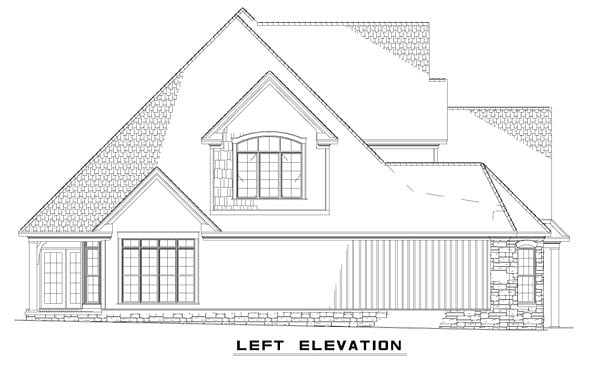 Country, Craftsman, Victorian Plan with 2815 Sq. Ft., 4 Bedrooms, 3 Bathrooms, 2 Car Garage Picture 6