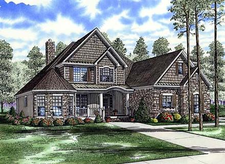 Craftsman Elevation of Plan 61331