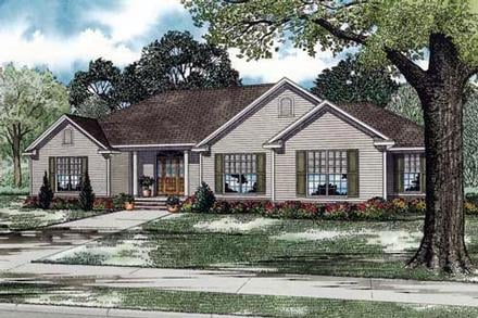 House Plan 61350 Elevation