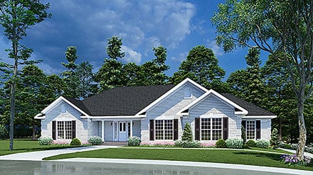 House Plan 61351 Elevation