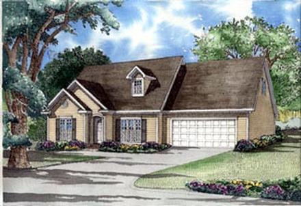 House Plan 61358 Elevation