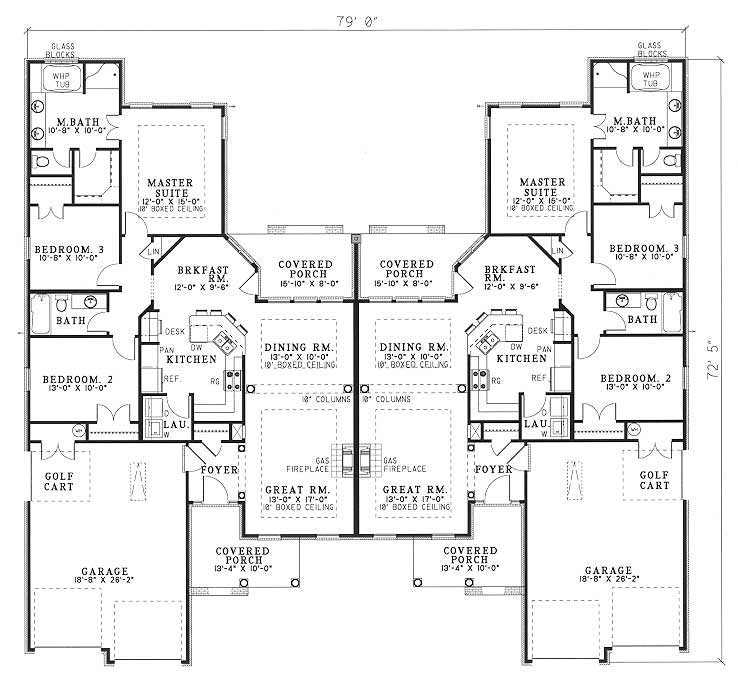 One-Story Level One of Plan 61367