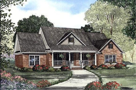 House Plan 61373 Elevation