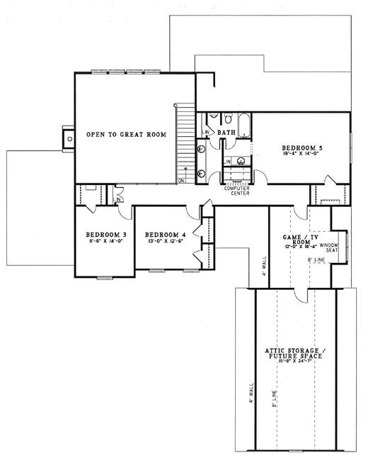 Traditional Level Two of Plan 61375