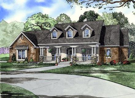 House Plan 61377 Elevation