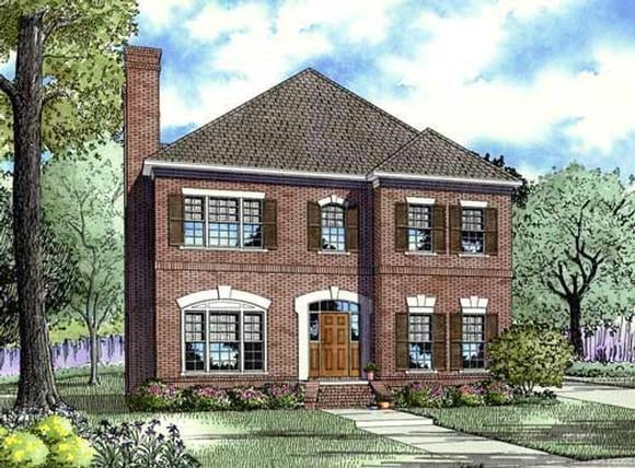 House Plan 61382 Elevation