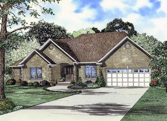 House Plan 61384 Elevation