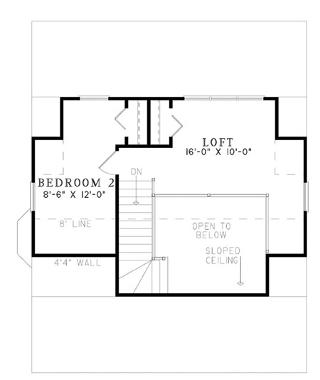 Cape Cod Cottage Country Level Two of Plan 61388