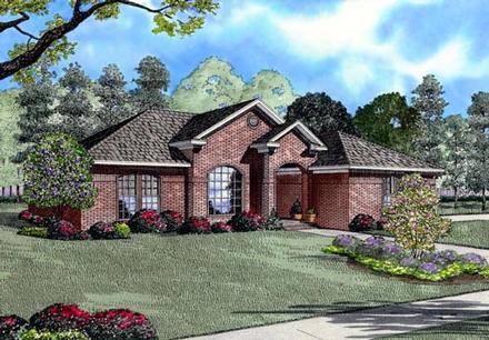 House Plan 61390 Elevation