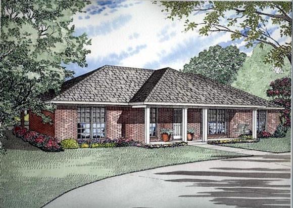 House Plan 61391 Elevation