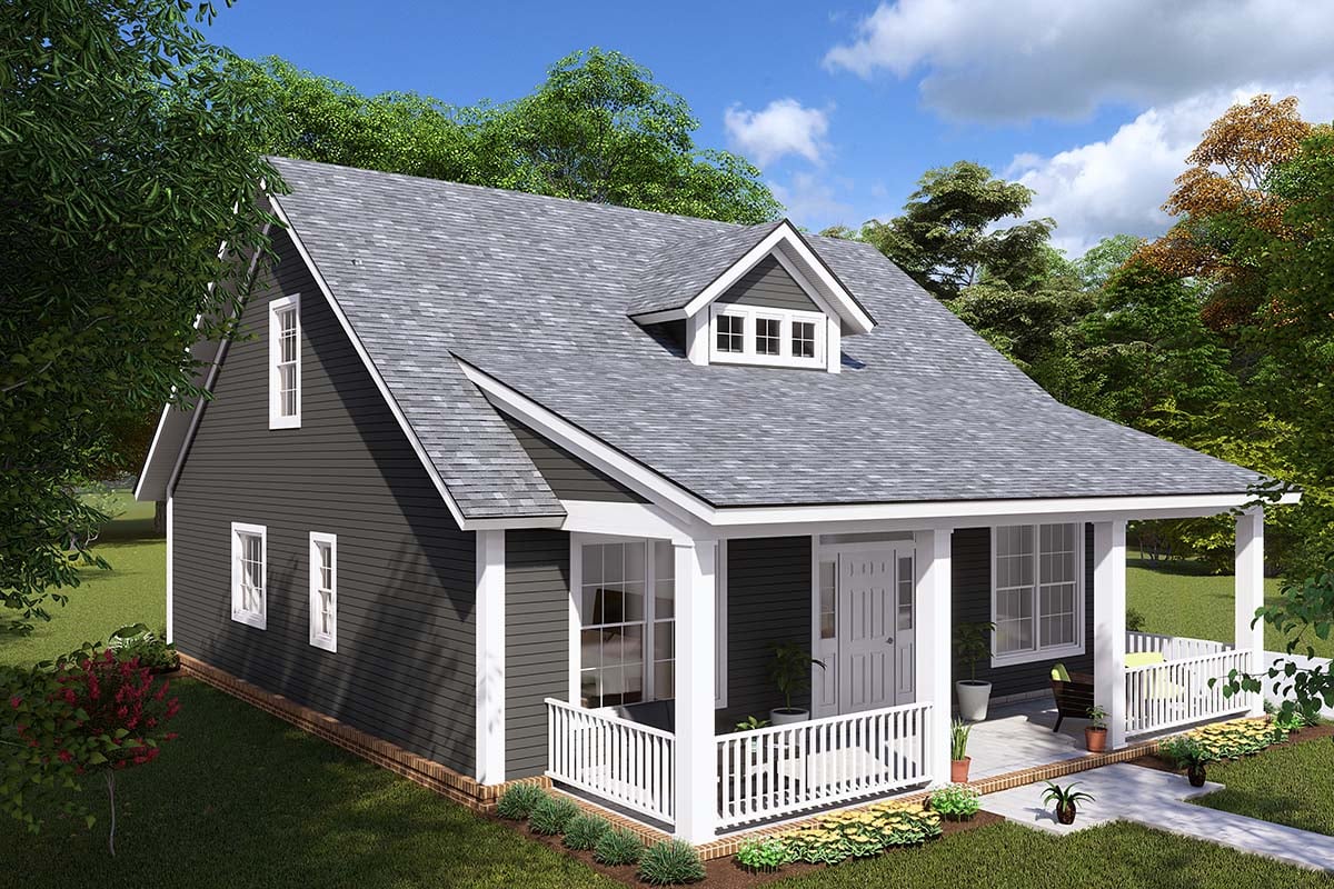 Cape Cod, Country, Southern Plan with 1717 Sq. Ft., 3 Bedrooms, 3 Bathrooms, 2 Car Garage Picture 3