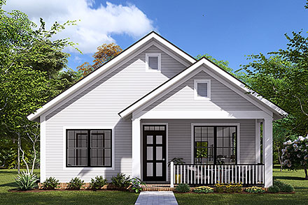 Cottage Traditional Elevation of Plan 61404