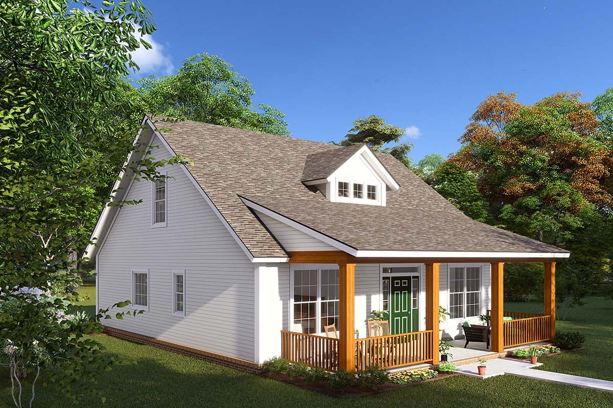 Cabin, Cape Cod, Southern Plan with 1717 Sq. Ft., 3 Bedrooms, 3 Bathrooms Picture 3