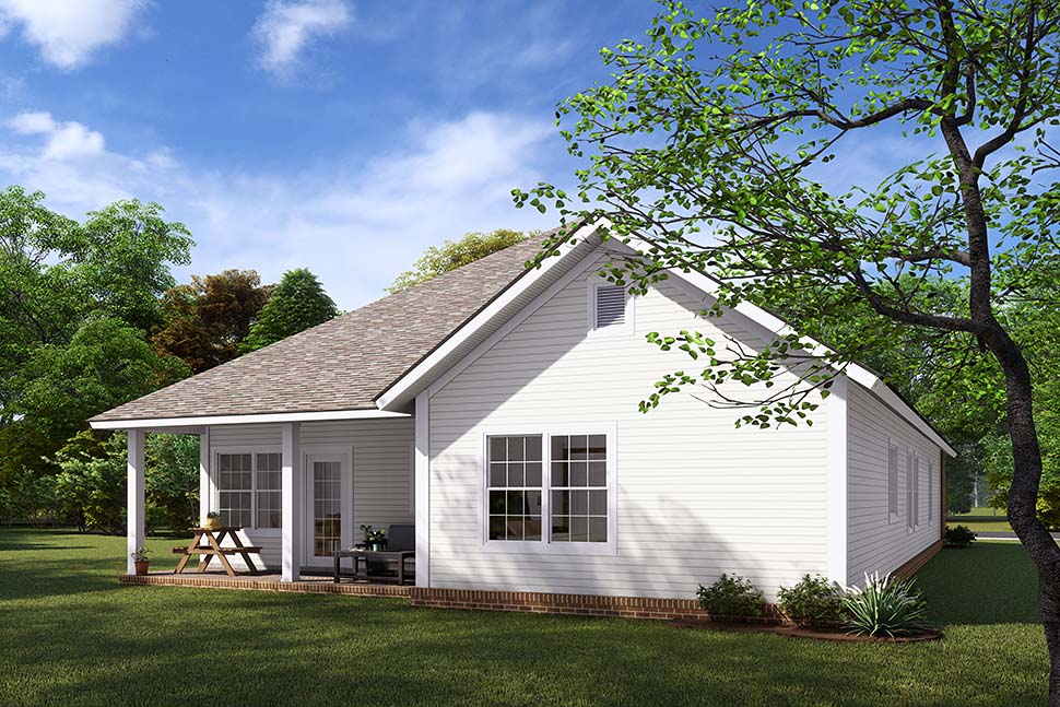 Traditional Plan with 1780 Sq. Ft., 3 Bedrooms, 2 Bathrooms, 2 Car Garage Picture 5