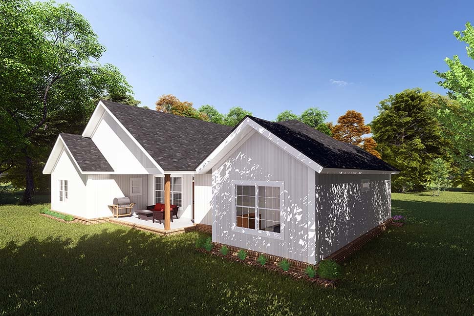 Traditional Plan with 1477 Sq. Ft., 3 Bedrooms, 2 Bathrooms, 2 Car Garage Picture 5
