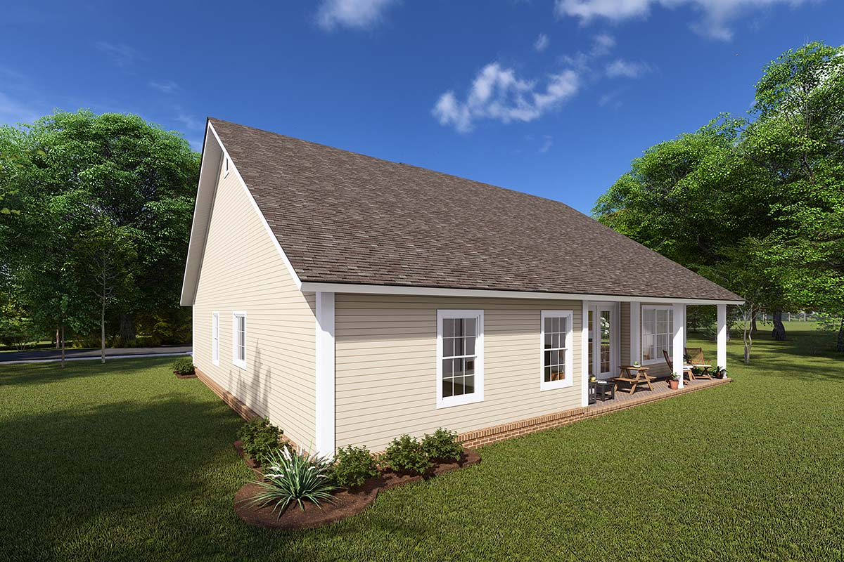 Traditional Plan with 1958 Sq. Ft., 3 Bedrooms, 3 Bathrooms, 2 Car Garage Picture 2