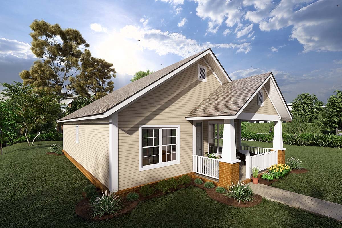 Traditional Plan with 1147 Sq. Ft., 2 Bedrooms, 2 Bathrooms Picture 3