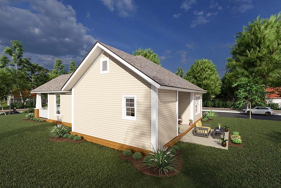 Traditional Plan with 1147 Sq. Ft., 2 Bedrooms, 2 Bathrooms Picture 5