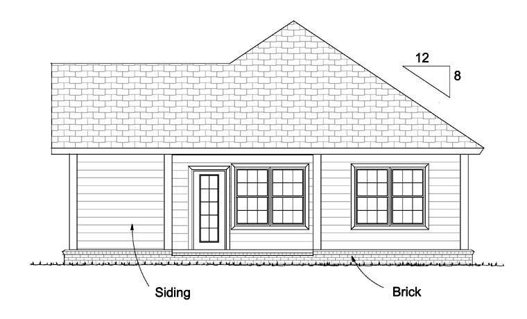Traditional Plan with 1147 Sq. Ft., 2 Bedrooms, 2 Bathrooms Picture 7