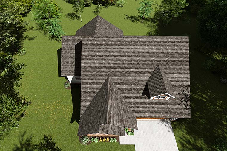 Traditional Plan with 1570 Sq. Ft., 3 Bedrooms, 2 Bathrooms, 2 Car Garage Picture 6