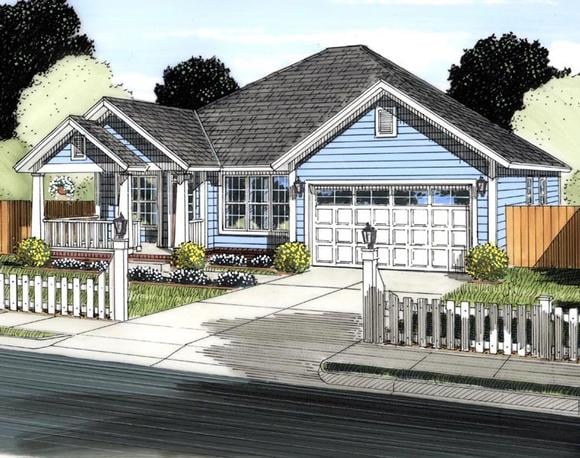 House Plan 61435 Elevation