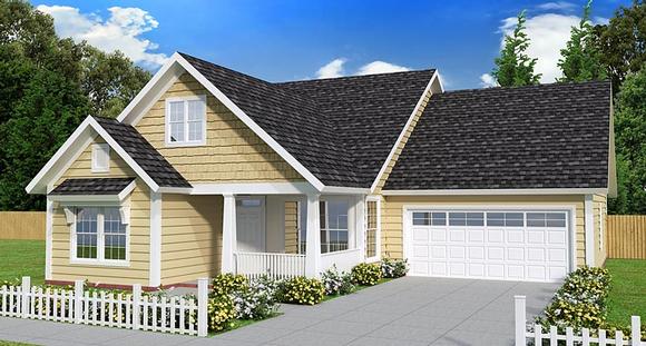 House Plan 61440 Elevation