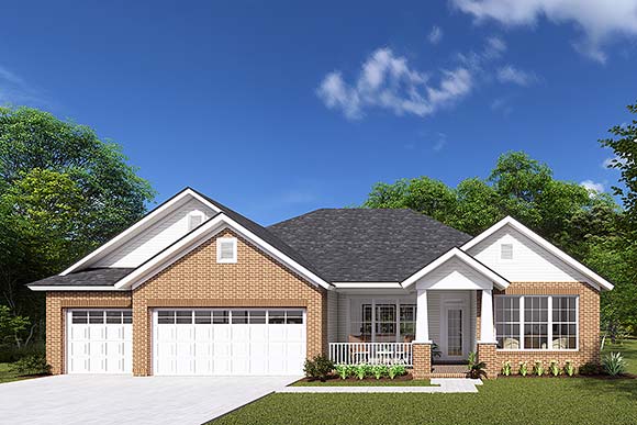 House Plan 61445 Elevation