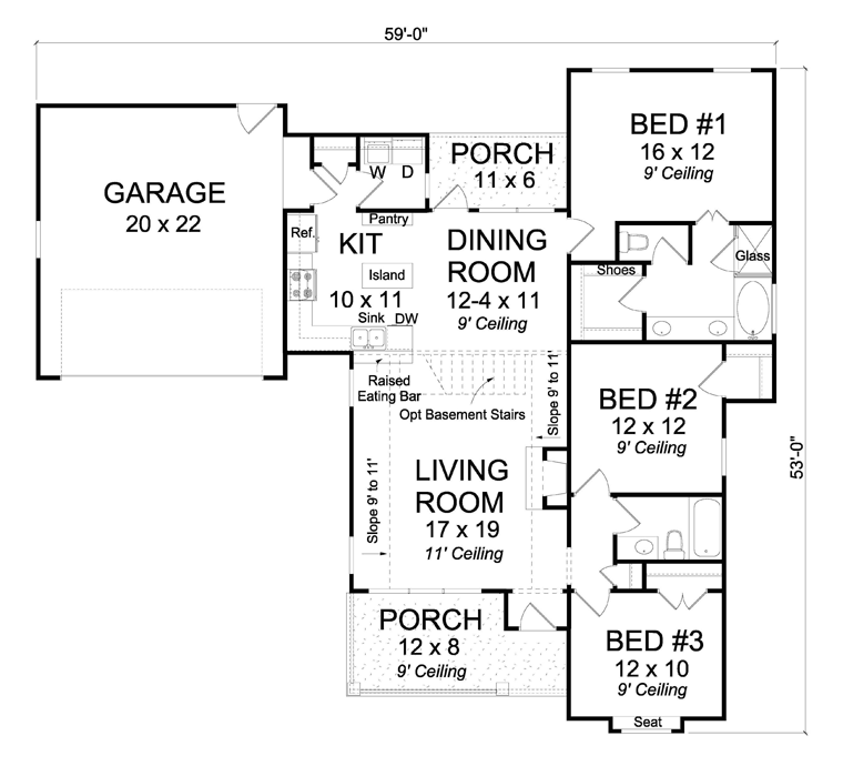 Traditional Level One of Plan 61446