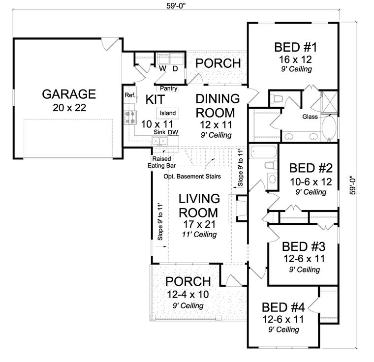 Traditional Level One of Plan 61447