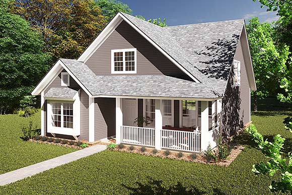 House Plan 61453 Elevation