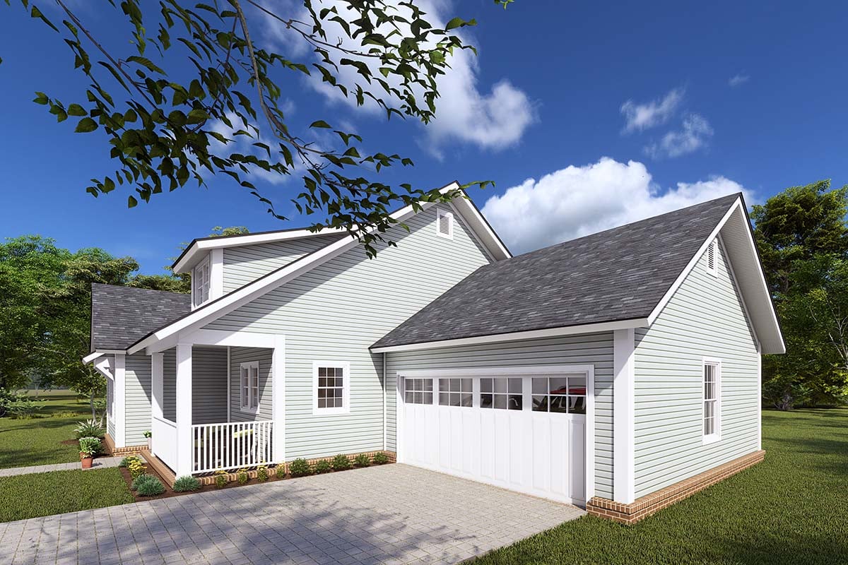 Traditional Plan with 1433 Sq. Ft., 3 Bedrooms, 2 Bathrooms, 2 Car Garage Picture 2