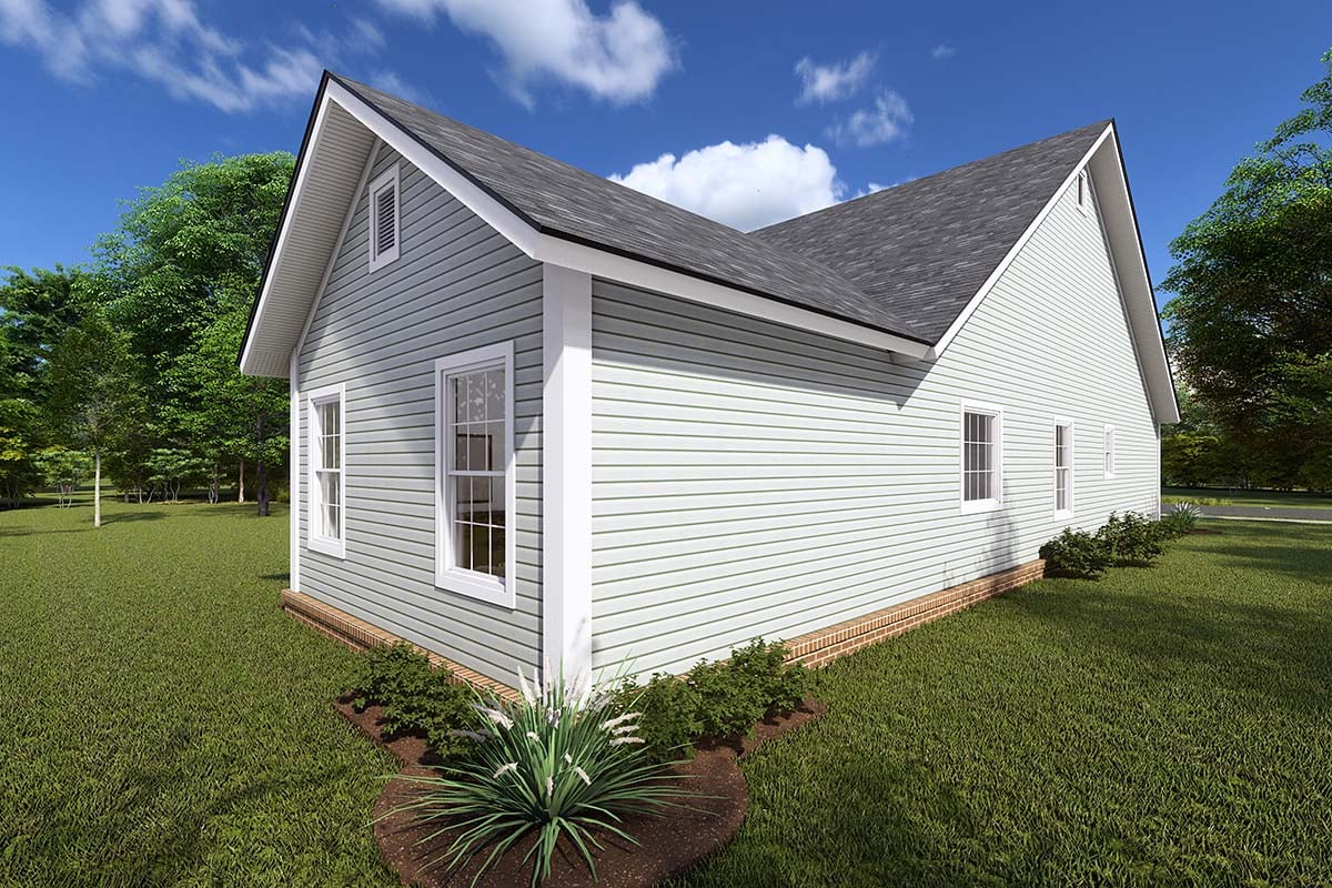 Traditional Plan with 1433 Sq. Ft., 3 Bedrooms, 2 Bathrooms, 2 Car Garage Picture 3