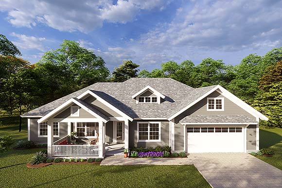 House Plan 61459 Elevation