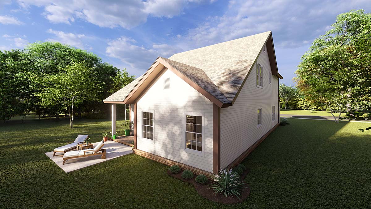 Cottage, Craftsman, Traditional Plan with 2232 Sq. Ft., 4 Bedrooms, 4 Bathrooms Picture 3