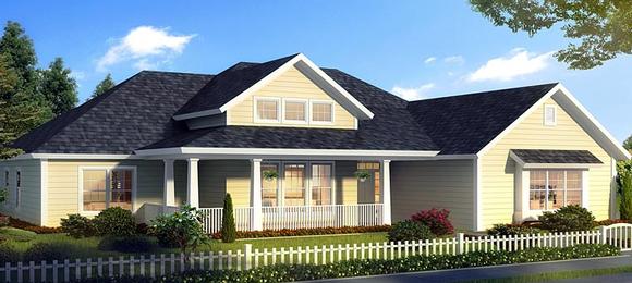 House Plan 61468 Elevation