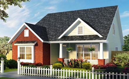 House Plan 61476 Elevation