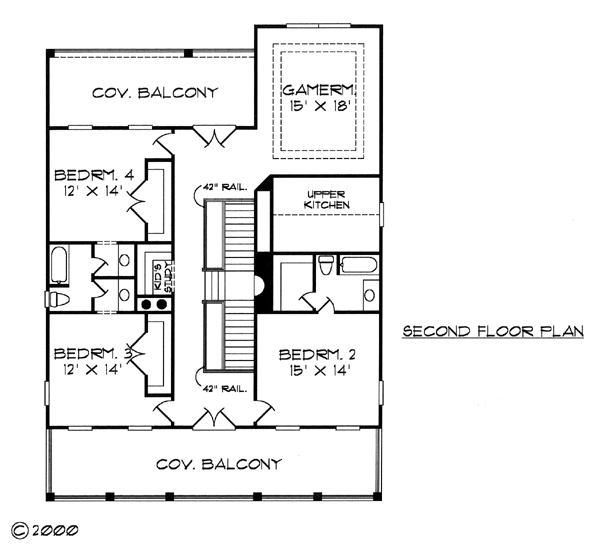 Southern Level Two of Plan 61502