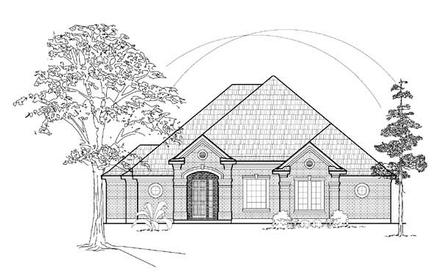 European Elevation of Plan 61506