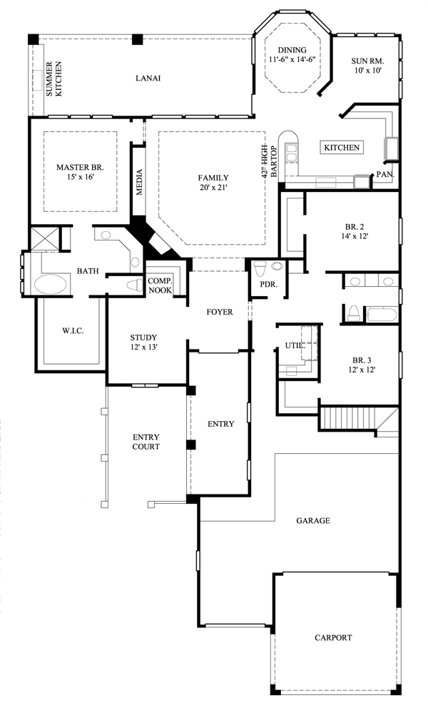 Traditional Level One of Plan 61516